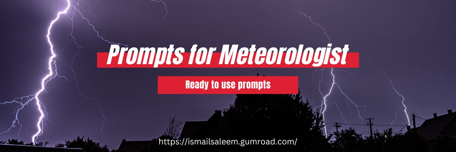ChatGPT Prompts for Meteorologist