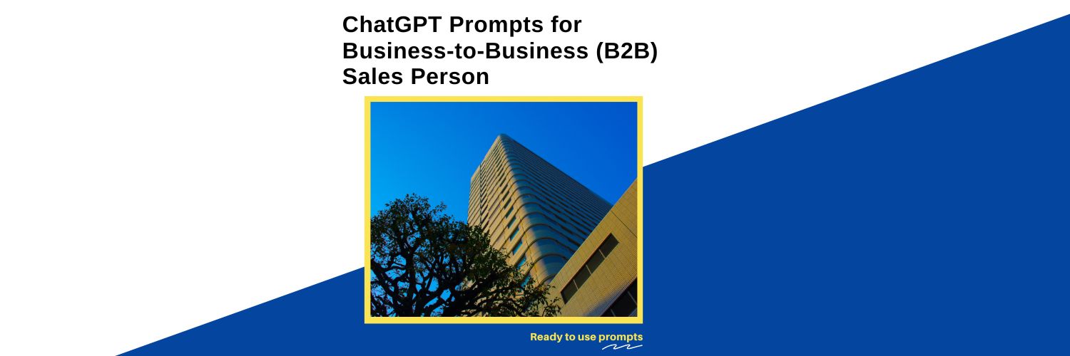 Mistral Prompts for Business-to-Business (B2B) Sales Person