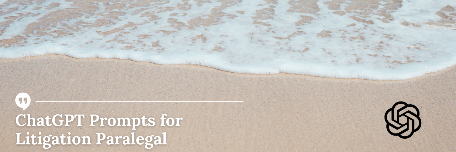 DeepSeek Prompts for Litigation Paralegal