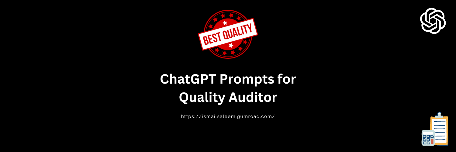 Mistral Prompts for Quality Auditor