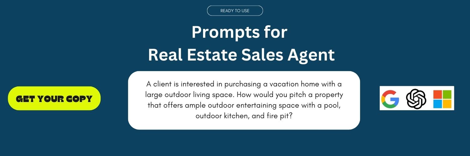 Meta AI Prompts for Real Estate Sales Agent